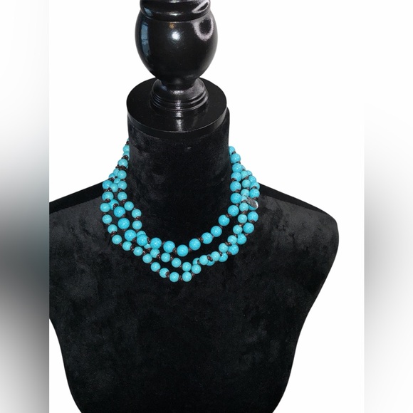 PLUNDER Mable Turquoise Beaded Necklace - Picture 2 of 4